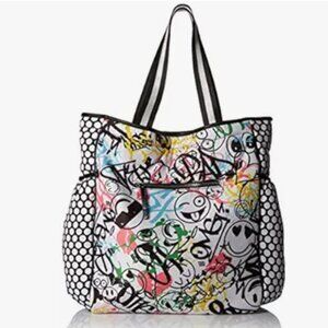 gx by Gwen Stefani Leni Oversized Graffiti Tote